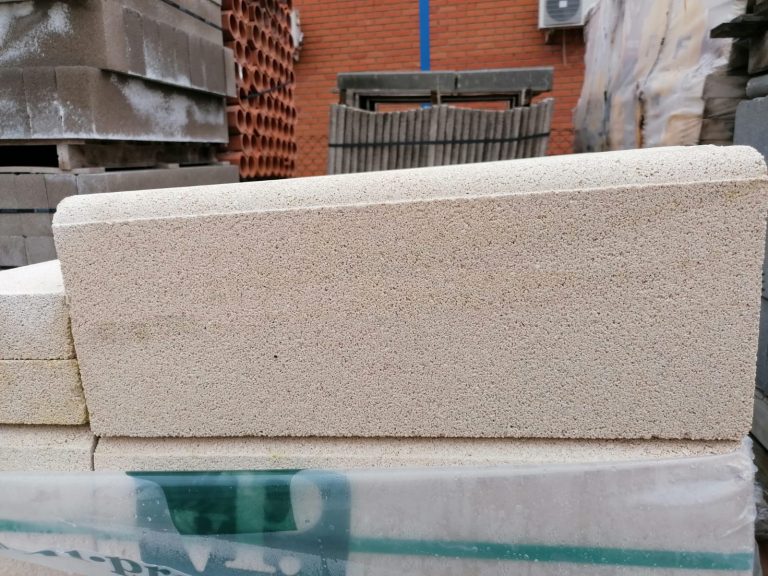 Bordillo jardinero blanco de 50 cms - Marfil97sl